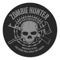 Zombie Hunter Sticker by strk3 Zombie Hunter Sticker