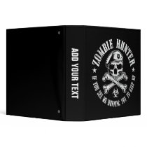 zombie hunter undead living dead binders