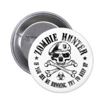 zombie hunter undead living dead buttons