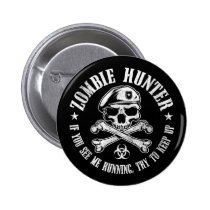 zombie hunter undead living dead buttons