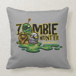 Zombie Hunter / Zombie Love Pillow pillows