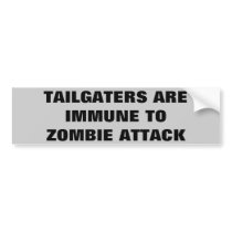 Zombie Immunity? Bumper Sticker