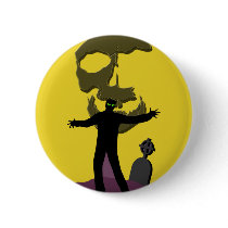 Zombie in a Graveyard Products buttons by HalloweenFun Zombie in a Graveyard Products buttons