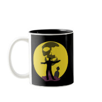 Zombie in a Graveyard Products mugs by HalloweenFun Zombie in a Graveyard Products mugs