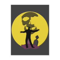 Zombie in a Graveyard Products postcards