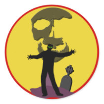 Zombie in a Graveyard Products stickers