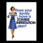 Zombie Infestation Plan Print