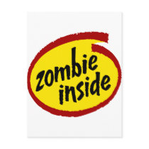 Zombie Inside Post Card