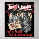 Zombie Island Cocktail Lounge Poster