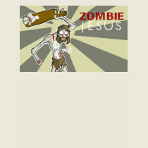 Zombie Jesus WWZJD Mens Tshirt