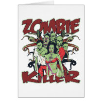 Zombie Killer Greeting Cards
