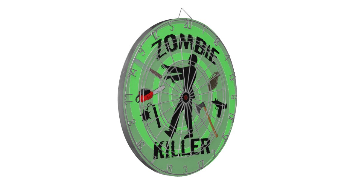 ZOMBIE KILLER DART BOARD Zazzle