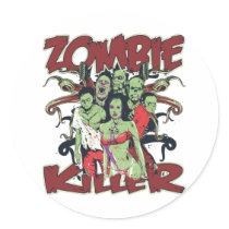 Zombie Killer Sticker