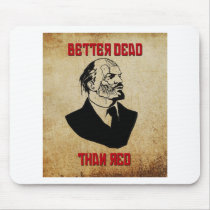 Zombie Lenin; Better Dead Than Red Mousepads