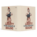 Zombie Liberty 3 Ring Binder