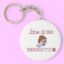 Zombie Librarian Keychain