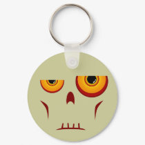 Zombie Long Face Keychain