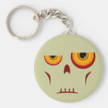 Zombie Long Face Keychain
