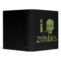Zombie Love Vinyl Binders