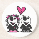 ZOMBIE LOVE BEVERAGE COASTERS
