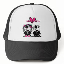 ZOMBIE LOVE HURTS hats by doonidesigns ZOMBIE LOVE HURTS hats