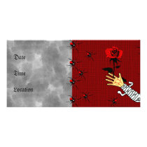 Zombie Love Personalized Photo Card