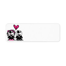 ZOMBIE LOVE RETURN ADDRESS LABEL