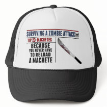 ZOMBIE MACHETE HAT