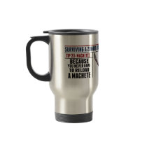 ZOMBIE MACHETE TRAVEL MUG