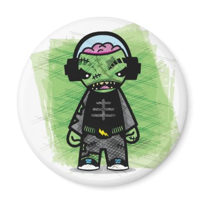 zombie magnet by thecuteinstitute