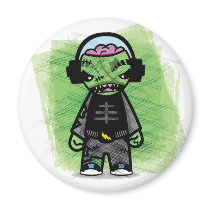 zombie magnet by thecuteinstitute zombie magnet