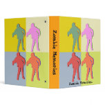 Zombie Memories Four Zombies Andy Warhol Style binders
