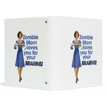Zombie Mom Vinyl Binders