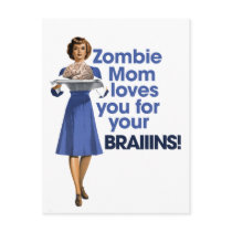 Zombie Mom Post Cards
