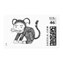 Zombie Monkey Hungry! postage