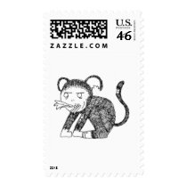 Zombie Monkey Hungry! postage