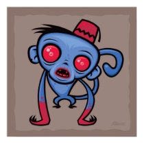 Zombie Monkey posters by fizzgig Zombie Monkey posters