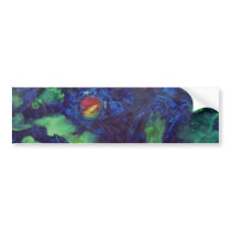 Zombie Moon Bumper Sticker