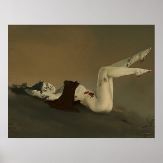 Zombie One Canvas zazzle_print