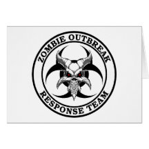 Zombie Outbreak Biohazard Demon Card