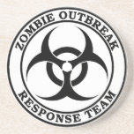 Zombie Outbreak Response Team (Biohazard) Beverage Coasters