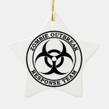 Zombie Outbreak Response Team (Biohazard) Christmas Ornaments