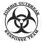Zombie Outbreak Response Team (Biohazard) Stickers
