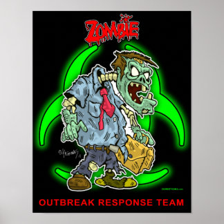 Zombie Outbreak Posters | Zazzle