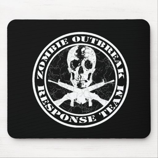 Zombie Outbreak Response Team Mouse Pad