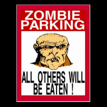 Zombie Parking postcards