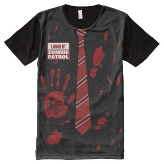 Zombie Patrol Customizable All-Over Print T-shirt