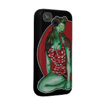 Zombie Pin-Up iPhone 4 Case-Mate Tough™