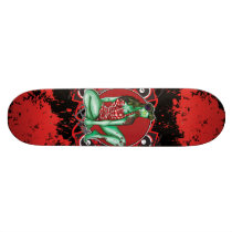 Zombie Pin-Up Skateboard
