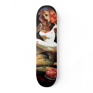 Zombie Pin Up Skateboard skateboard